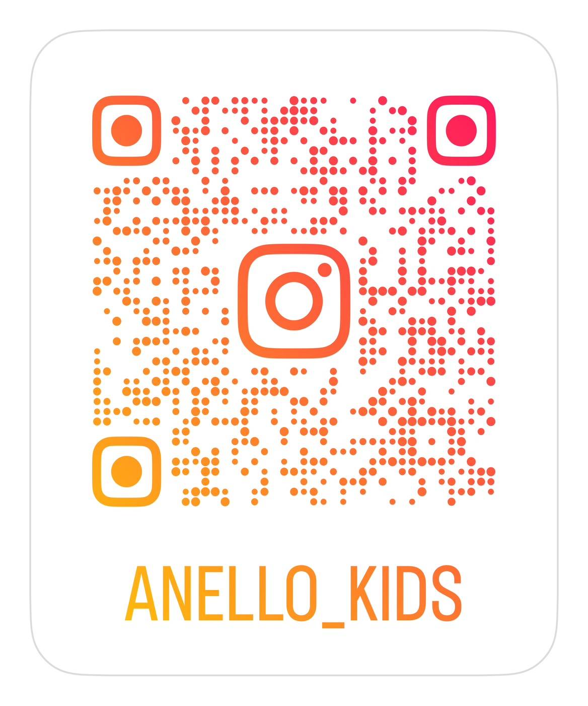 InstagramアカウントQRコード